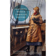 A woman in a long coat and rain hat holds binoculars on a ship’s deck, as featured in Seafaring Women Through History.