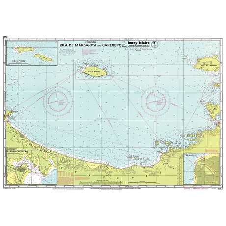Imray Chart D13: Isla de Margarita to Carenero chart