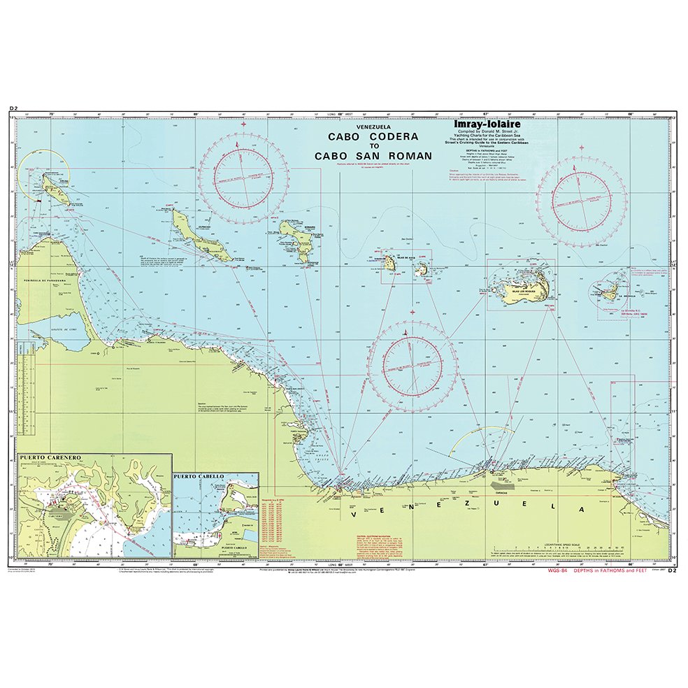 Imray Chart D2: Cabo Cadera to Cabo San Roman chart