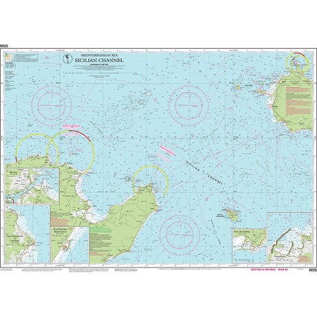 Imray Chart M35: Sicilian Channel chart