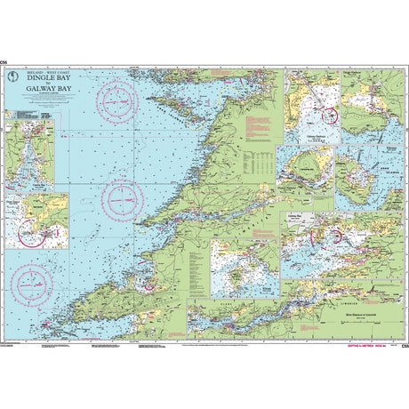 Imray Chart C55: Dingle Bay to Galway Bay chart