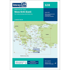 Imray Chart G38: Nísos Kríti (East) cover