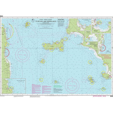 Imray Chart M45: Tuscan Archipelago chart