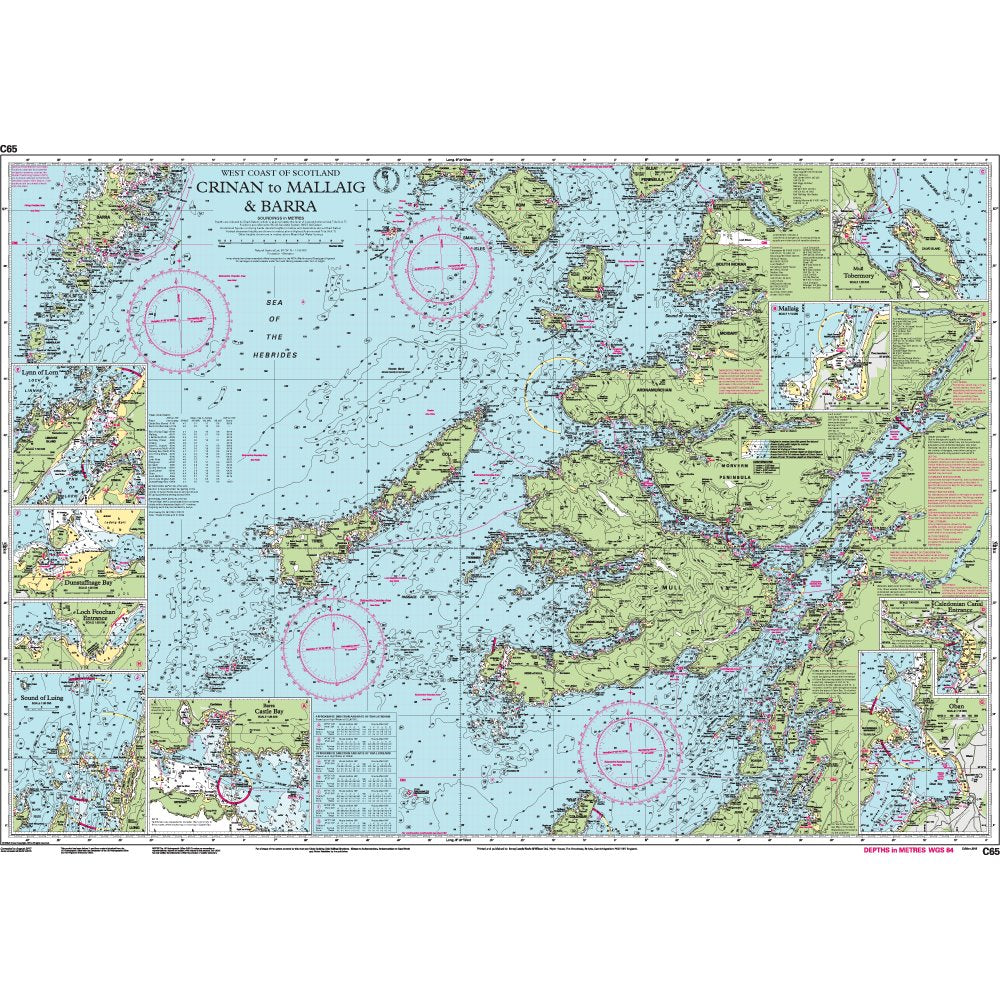 Imray Chart C65: Crinan to Mallaig and Barra chart