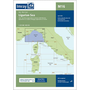 Imray Chart M16: Ligurian Sea cover