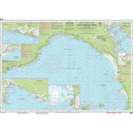 Imray Chart M16: Ligurian Sea chart