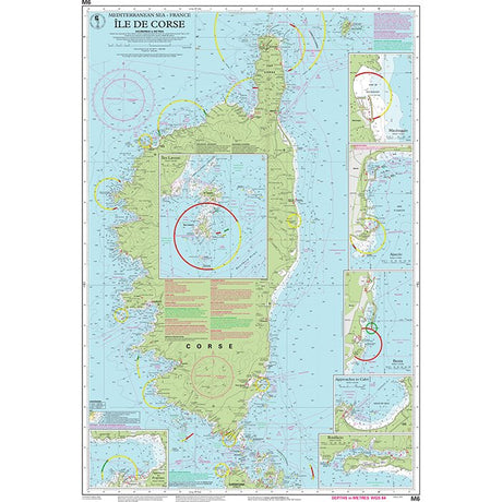 Imray Chart M6: Île de Corse chart