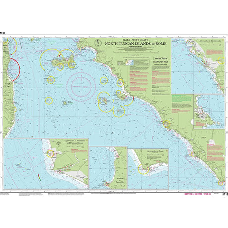 Imray Chart M17: North Tuscan Islands to Rome chart