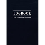 The Fernhurst Books "Logbook For Cruising Under Sail" is a dark hardback with its title and subtitle in white, uppercase letters centered on the cover.