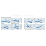 Knot Know-How by Fernhurst Books features clear, illustrated step-by-step guides for tying two ropes with a carrick bend, using six detailed diagrams across two pages—ideal for any knots book or knot-tying reference.
