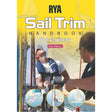 A book cover featuring a cruising sailor on a boat, inspired by the RYA Sail Trim Handbook from the Royal Yachting Association.