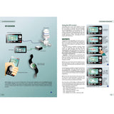The Illustrated Navigation by Fernhurst Books features a diagram of electronic GPS receivers—built-in display, external receiver with display, and handheld device—plus instructions and screens showing waypoint navigation.