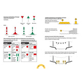 The RYA Handy Guide to CEVNI by Royal Yachting Association displays buoyage, waterway marker symbols, and navigation shapes—an essential reference for inland waterways.