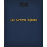 The Royal Yachting Association's "RYA Sail & Power Logbook" features a dark blue cover with yellow and black text, ideal for cruising boaters to boost navigational skills.