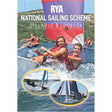 The cover of the RYA National Sailing Scheme Syllabus and Logbook by the Royal Yachting Association features smiling sailors enjoying dinghy sailing, with two smaller images of sailboats in action at the bottom.
