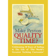 Book cover with a yellow border and a sailboat illustration. Text: "Quality Time? Celebrating 50 Years of Sailing & The Life of the renowned yachting cartoonist." By Fernhurst Books.