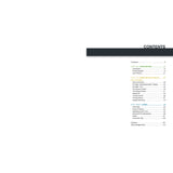 The Foiling Dinghy Book by Fernhurst Books features a table of contents with section titles like "Background," "Basic Set Up & Skills," and "Dinghy Foiling Techniques," each listed with page numbers on a clean, white background.