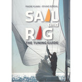 Book cover for "Sail and Rig" by Fernhurst Books, showing a person adjusting rigging on a sailing boat with sunlight reflecting off the water in the background.