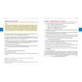 Two pages from Fernhurst Books’ "Learn the Nautical Rules of the Road" show COLREGs signals for attracting attention on one side, and self-test questions on collision regulations and collision prevention on the other.