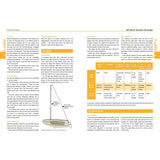 The Mirror Book by Fernhurst Books is a two-page guide with text, diagrams, photos, and tips on racing setup—covering mast, rigging, jib height, rope tension, and measurements—ideal for beginners learning to sail the Mirror dinghy.