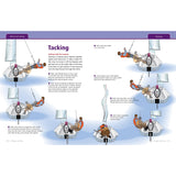 Dinghy Sailing: Start to Finish by Fernhurst Books features step-by-step illustrated guides and labeled diagrams, teaching two-person crews key sailing techniques—from tacking and maneuvering the boat to adjusting ropes and shifting positions.