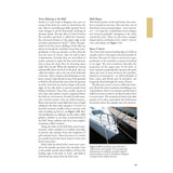 A page from Chapman Piloting & Seamanship featuring text about hull terminology and a photograph of a boat’s bow rail.