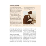 A page for Chapman Piloting & Seamanship featuring biographical text and a black-and-white photograph of author Charles F. Chapman observing a fleet of boats, reflecting his lifelong expertise.