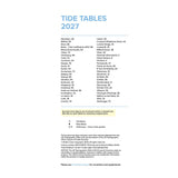 The Cruising Almanac Tide Tables 2027 inside page