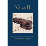 Vasa II: Rigging and Sailing a Swedish Warship of 1628" by Nordic Academic Press features a cover with two wooden rigging blocks, ship line drawings in the background, and gold text about seventeenth-century Vasa shipwreck rigging.