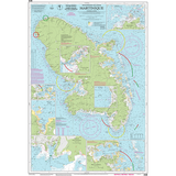 Imray Chart A30: Martinique by Imray displays topography, coastal details, navigation routes, and inset maps of ports with colored circles and lines in the classic Imray-Iolaire Caribbean chart style.