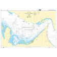 Product image of Admiralty Chart 2837 | Strait of Hormuz to Qatar, featuring navigational markings, depth soundings, and coastal features, essential for safe marine navigation. It could be displayed as an art piece or used for navigation on a boat or ship.