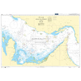 Product image of Admiralty Chart 2837 | Strait of Hormuz to Qatar, featuring navigational markings, depth soundings, and coastal features, essential for safe marine navigation. It could be displayed as an art piece or used for navigation on a boat or ship.