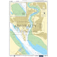 Nautical chart 5600_10 River Itchen and Ashlett Creek in the Solent with 2 panels