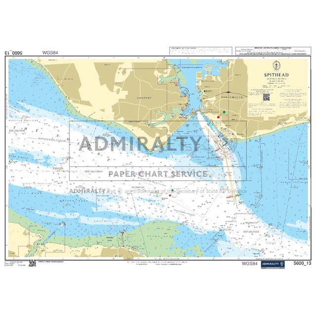 Nautical chart 5600_13 Spithead in the Solent