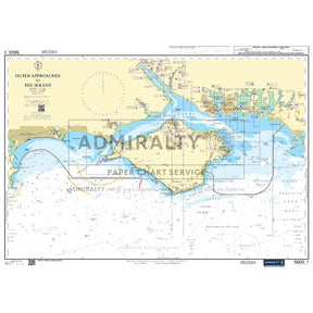 Nautical chart 5600_1 Outer Approaches to the Solent