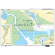 Nautical chart 5600_4 Lymington River, Yarmouth and River Yar in the Solent with 4 panels
