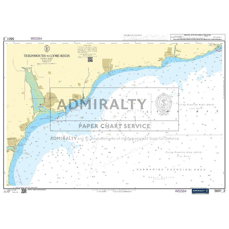 Nautical chart 5601_2 Teignmouth to Lyme Regis