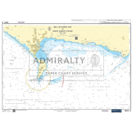 Nautical chart 5601_4 Bill of Portland to Saint Alban's Head