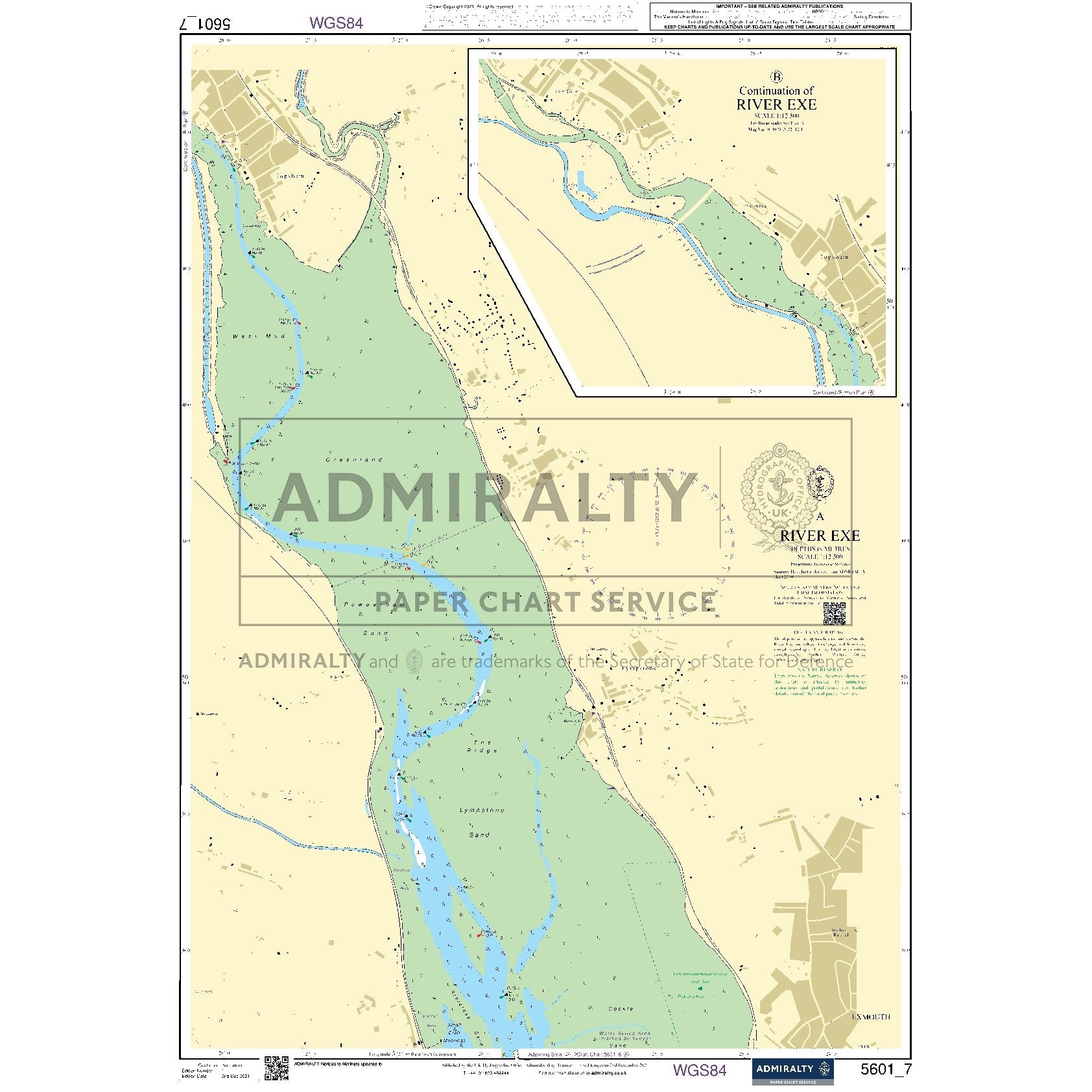Nautical chart 5601_7 River Exe