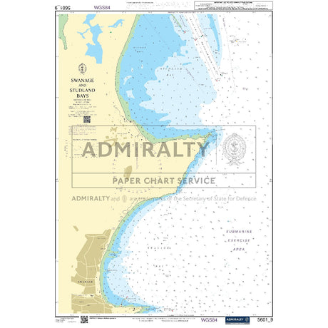 Nautical chart 5601_9 Swanage and Studland Bays on the Dorset coast