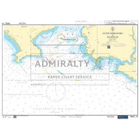 Nautical chart 5602_13 Outer Approaches to Plymouth on the South Devon coast