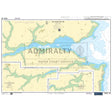 Nautical chart 5602_20 Helford River on the Cornish coast with 3 panels