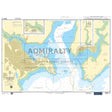 Nautical chart 5602_5 Falmouth Harbour in Cornwall with 3 panels