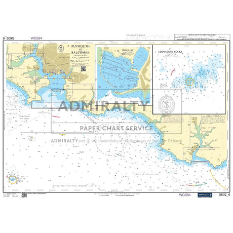 Nautical chart 5602_6 Plymouth to Salcombe