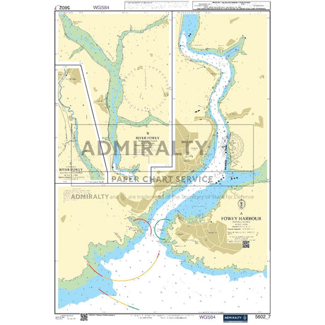 Nautical chart 5602_7 Fowey Harbour