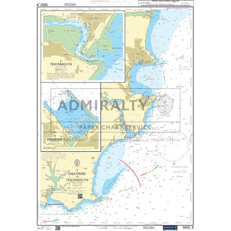 Nautical chart 5602_8 Salcombe to Teignmouth