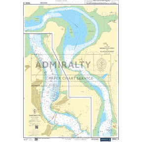 Nautical chart 5602_9 Dartmouth on the South Devon coast with 2 panels