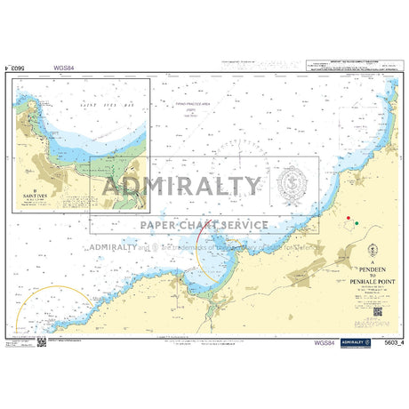 Nautical chart 5603_4 Pendeen to Penhale Point
