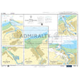 Nautical chart 5605_12 Ports in France and Belgium with 5 panels