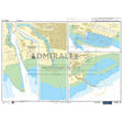 Nautical chart 5605_13 Newhaven, Littlehampton, Brighton Marina and Folkestone with 4 panels